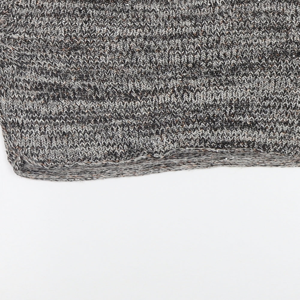M&Co Girls Grey Pullover Jumper Size 13 Years