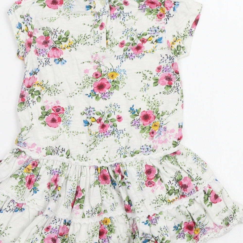 NEXT Baby White Floral A-Line Size 12-18 Months