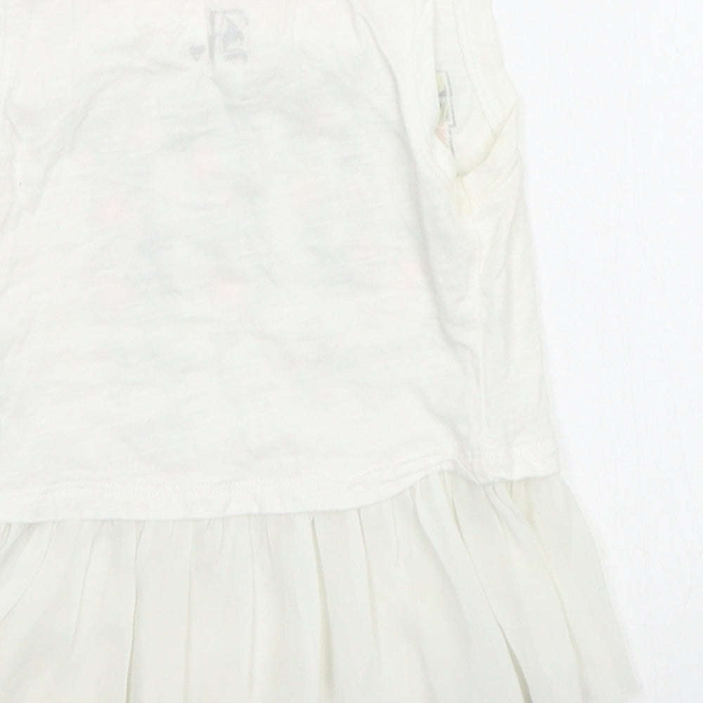 Baby K Baby White Basic Tank Size 12-18 Months
