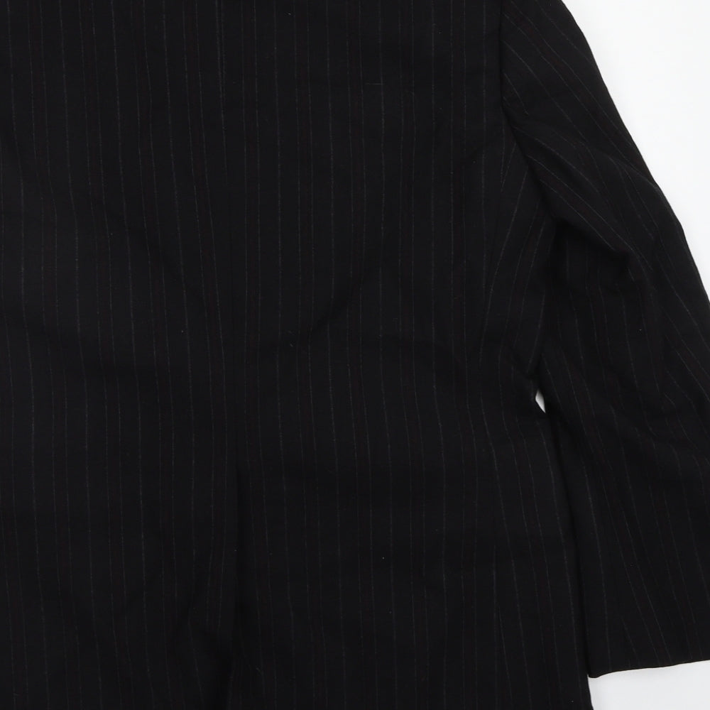 FRAME Mens Black Striped Jacket Blazer Size 42