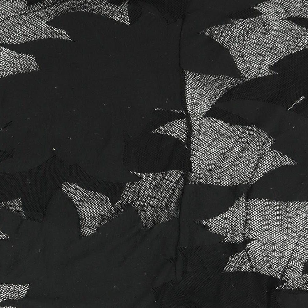 George Womens Black Floral Basic Size S - Overshirt