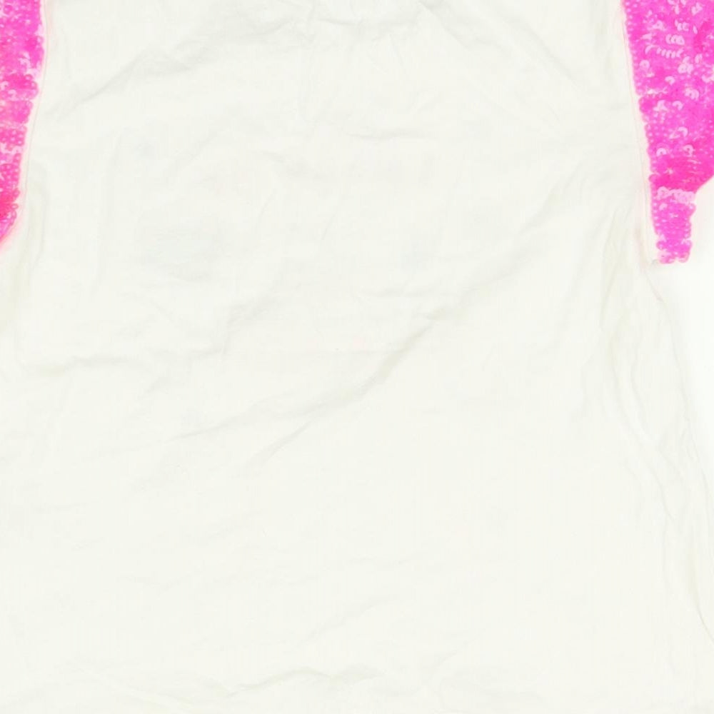TU Girls White Basic T-Shirt Size 9 Years - I need my space