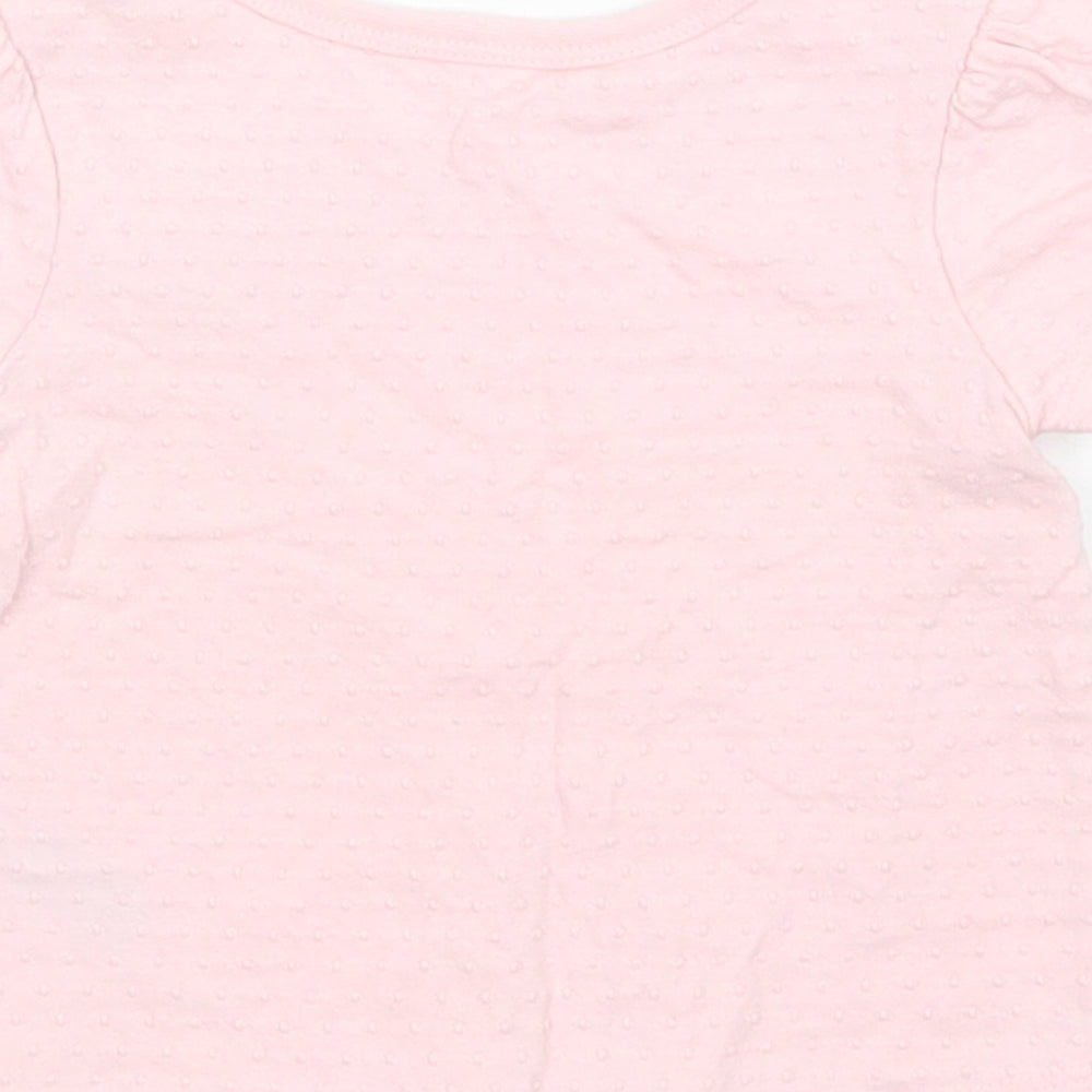 Nutmeg Girls Pink Basic T-Shirt Size 0-3 Months