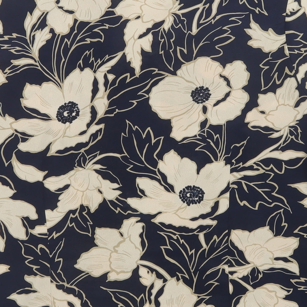 Prewron Womens Multicoloured Floral Basic Button-Up Size 10