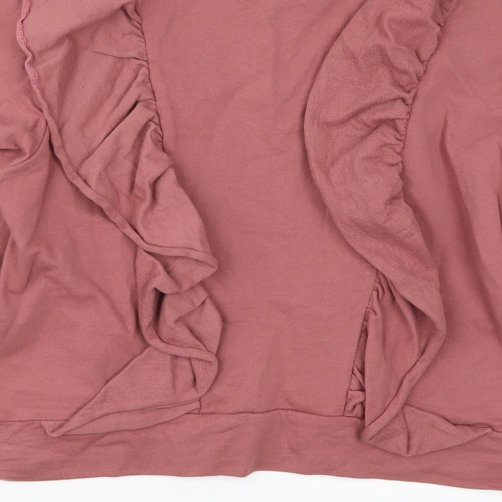 Influence Womens Pink Pullover Sweatshirt Size 8