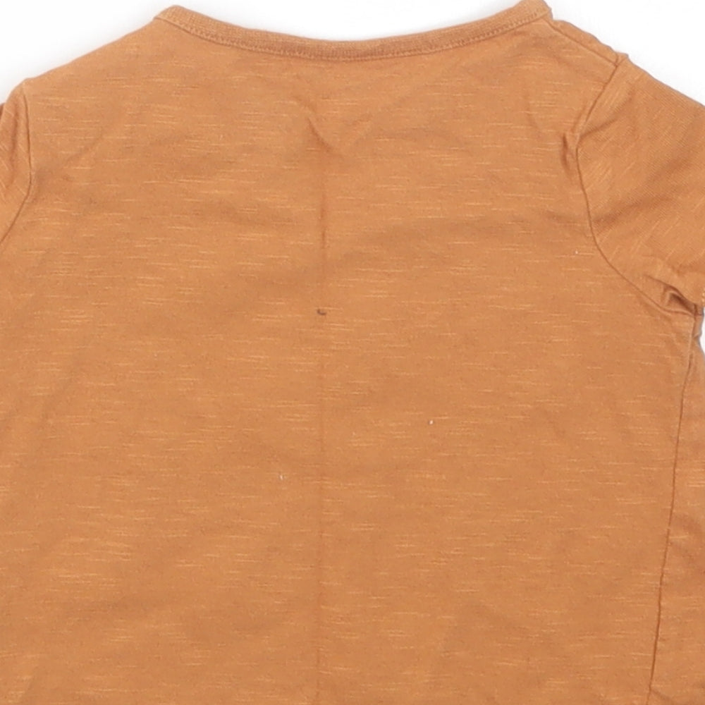F&F Baby Brown Basic T-Shirt Size 3-6 Months - WWF