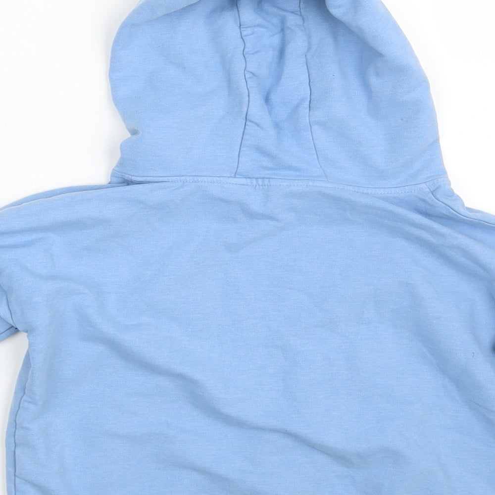 Next Boys Blue Pullover Hoodie Size 7 Years