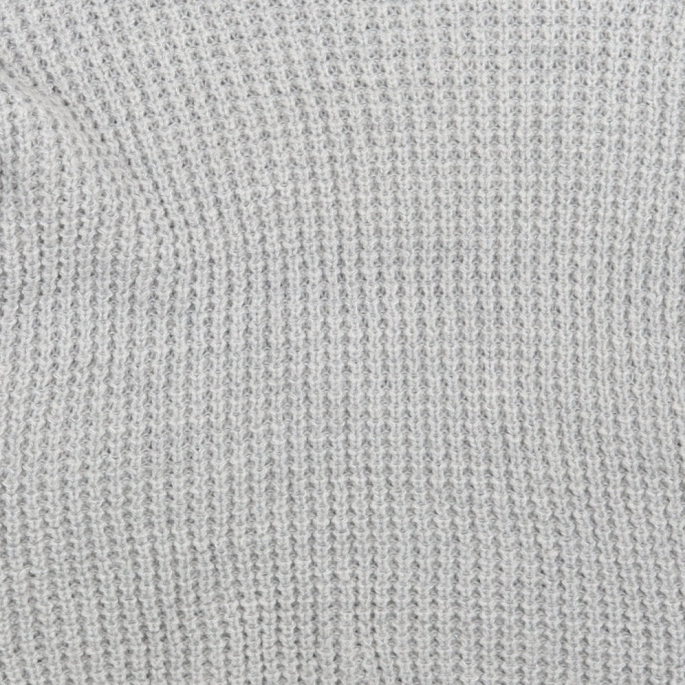 PRETTYLITTLETHING Womens Grey Pullover Jumper Size 10