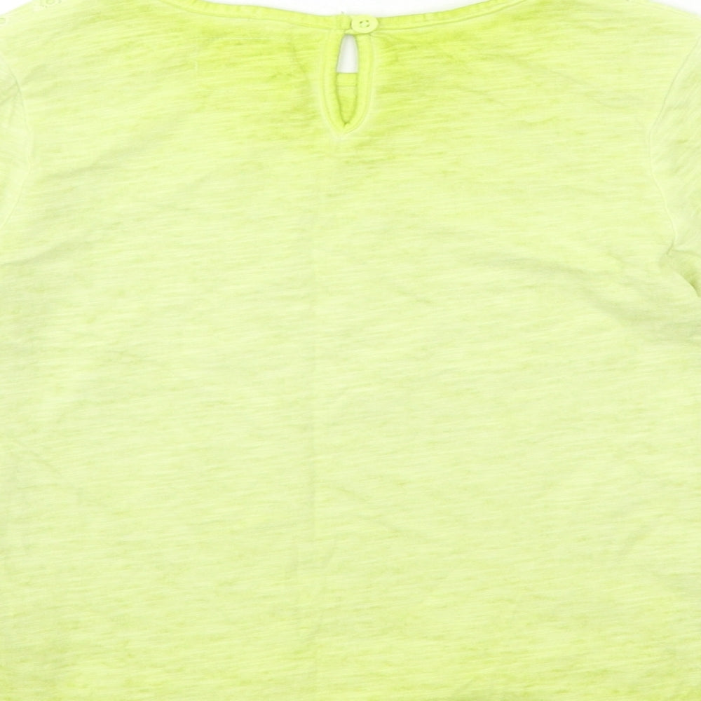 NEXT Girls Green Basic T-Shirt Size 5-6 Years