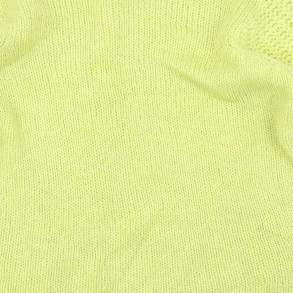 BHS Womens Yellow Knit Pullover Jumper Size 14