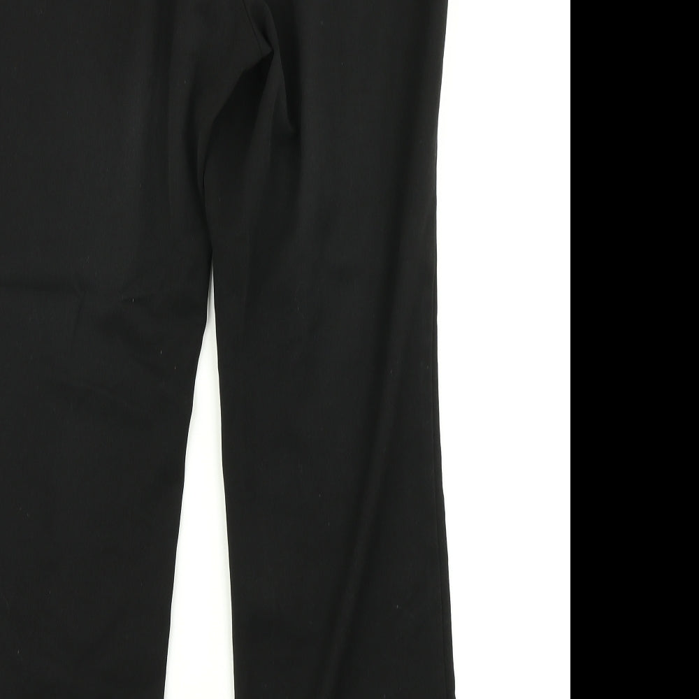 Marks & Spencer Collection Womens Black Dress Pants Trousers Size 12 L20 in
