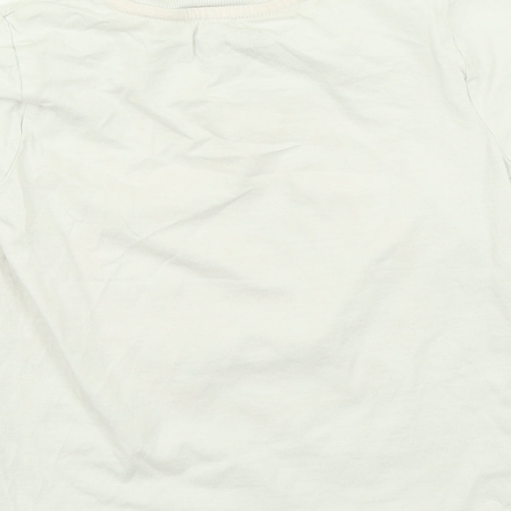 F&F Boys White Basic T-Shirt Size 4-5 Years