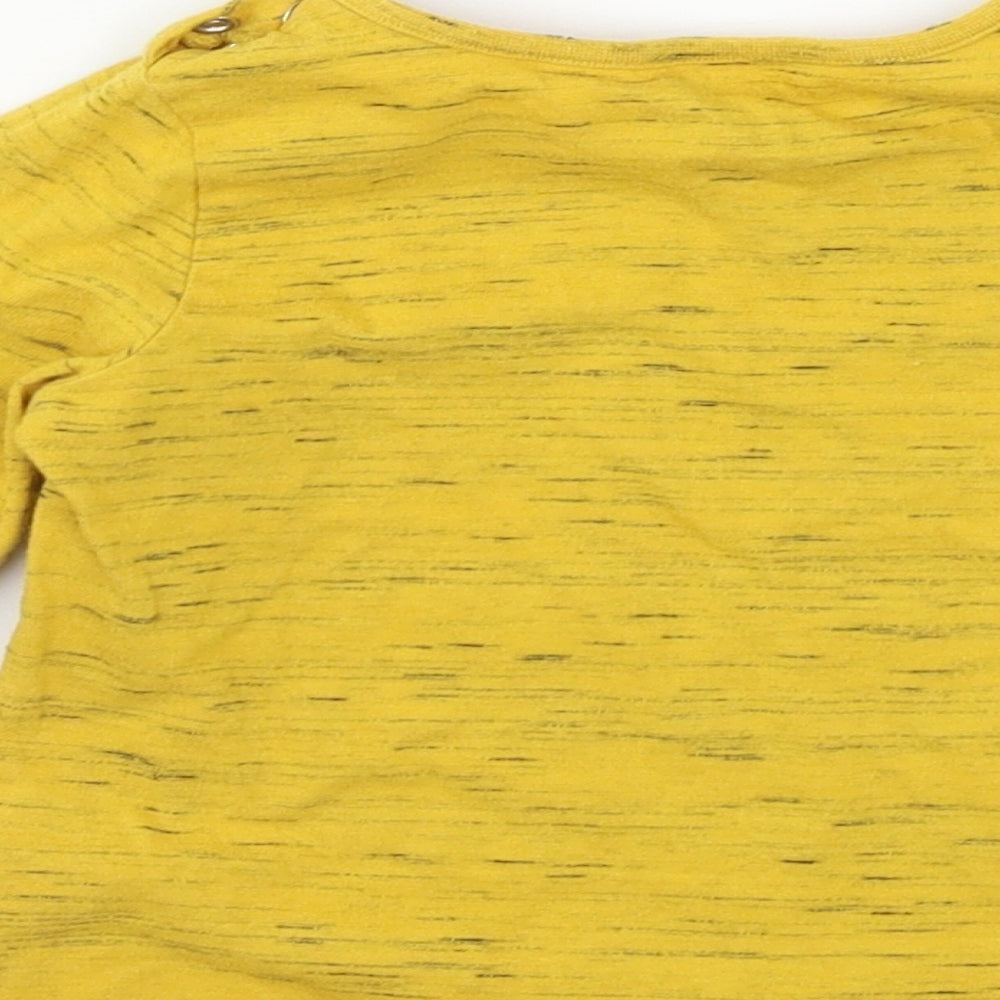 F&F Boys Yellow Jersey Basic T-Shirt Size 12-18 Months