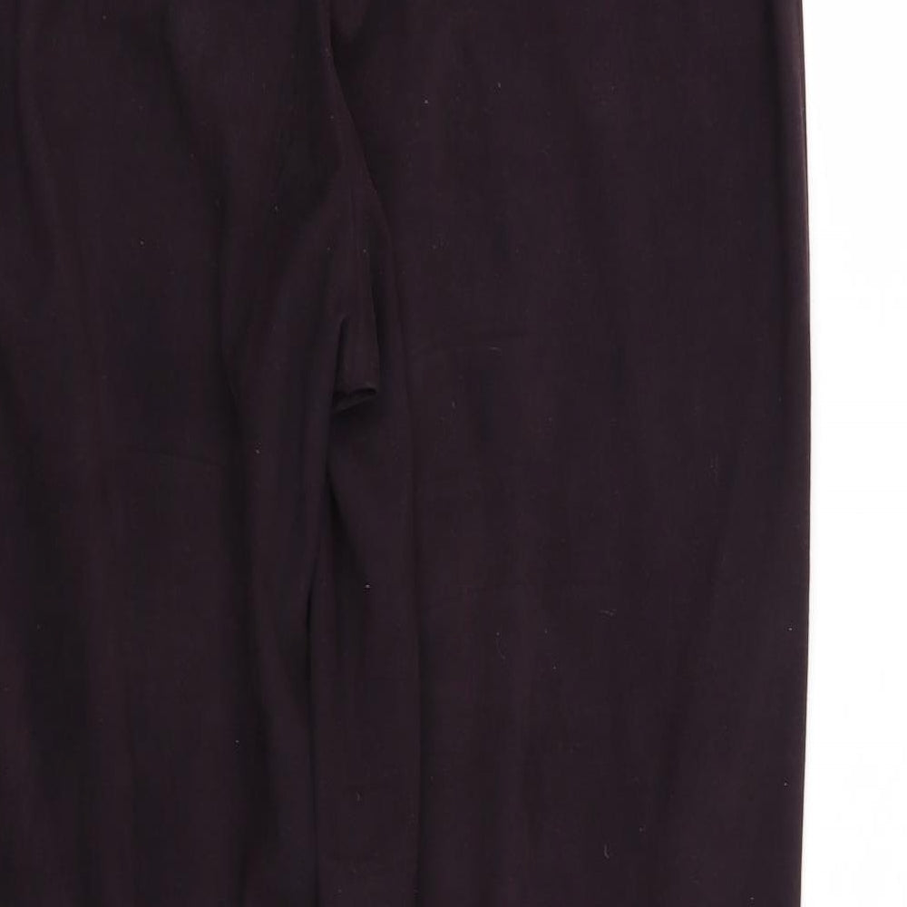 Next Womens Purple Trousers Size 14 L30 in