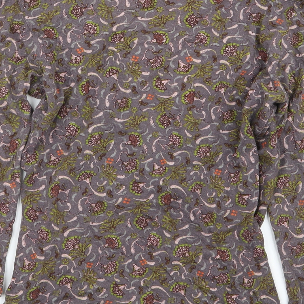 Laura Ashely Womens Multicoloured Floral Wrap T-Shirt Size 8