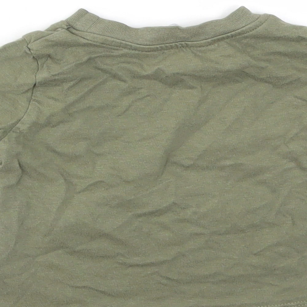 Primark Boys Green Basic T-Shirt Size 9-12 Months