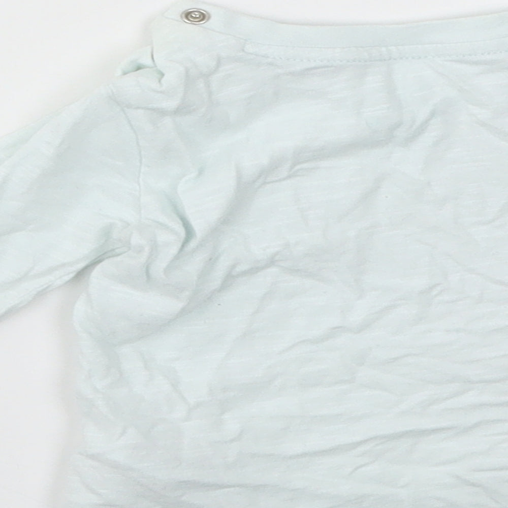 F&F Boys Blue Basic T-Shirt Size 9-12 Months