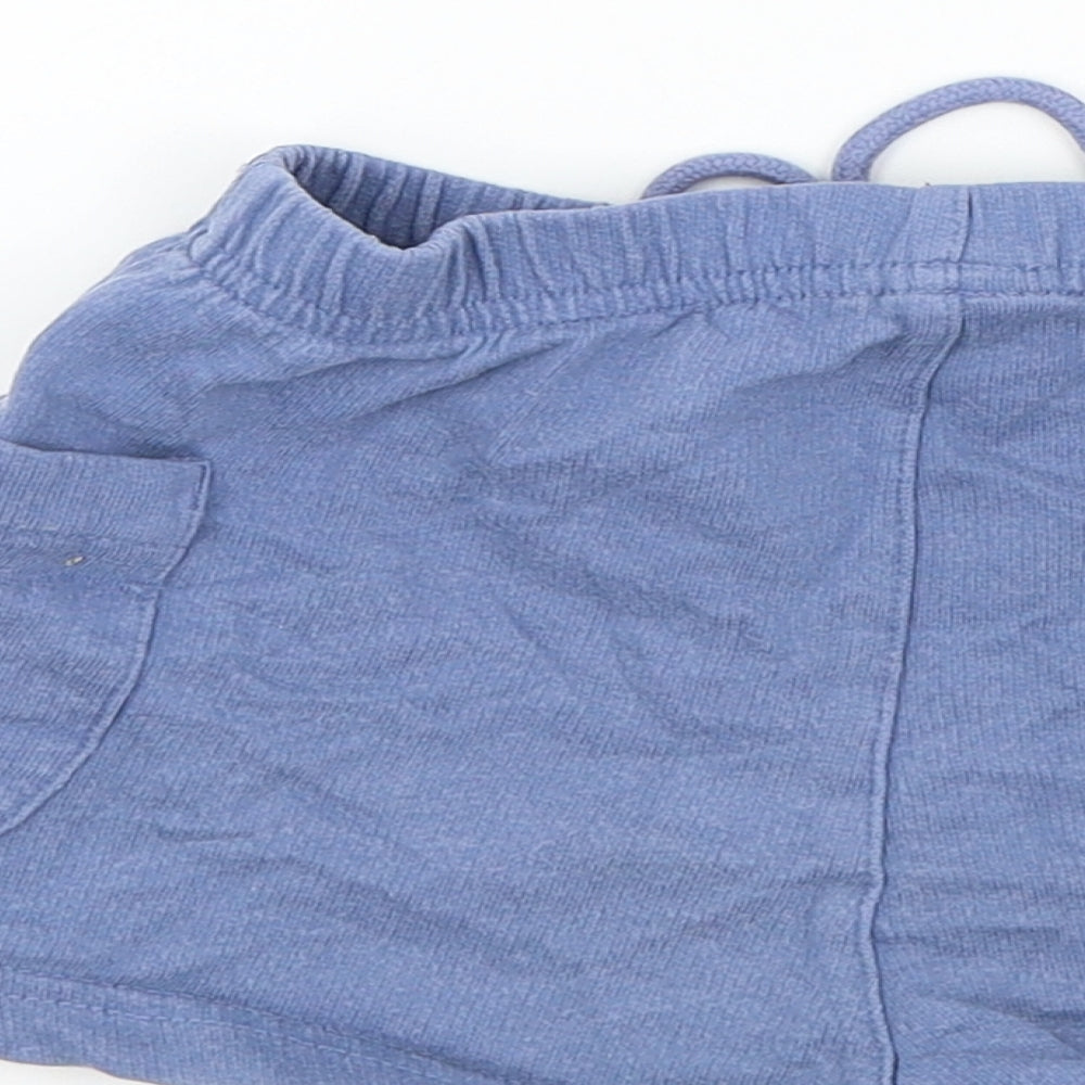 Gap Boys Blue Colourblock Jogger Trousers Size 12-18 Months