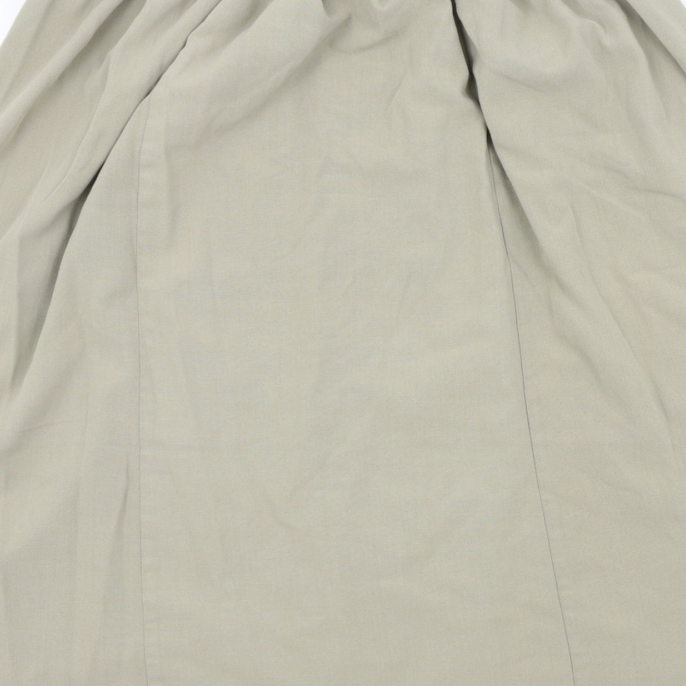 C&S Womens Brown Flare Skirt Size 16