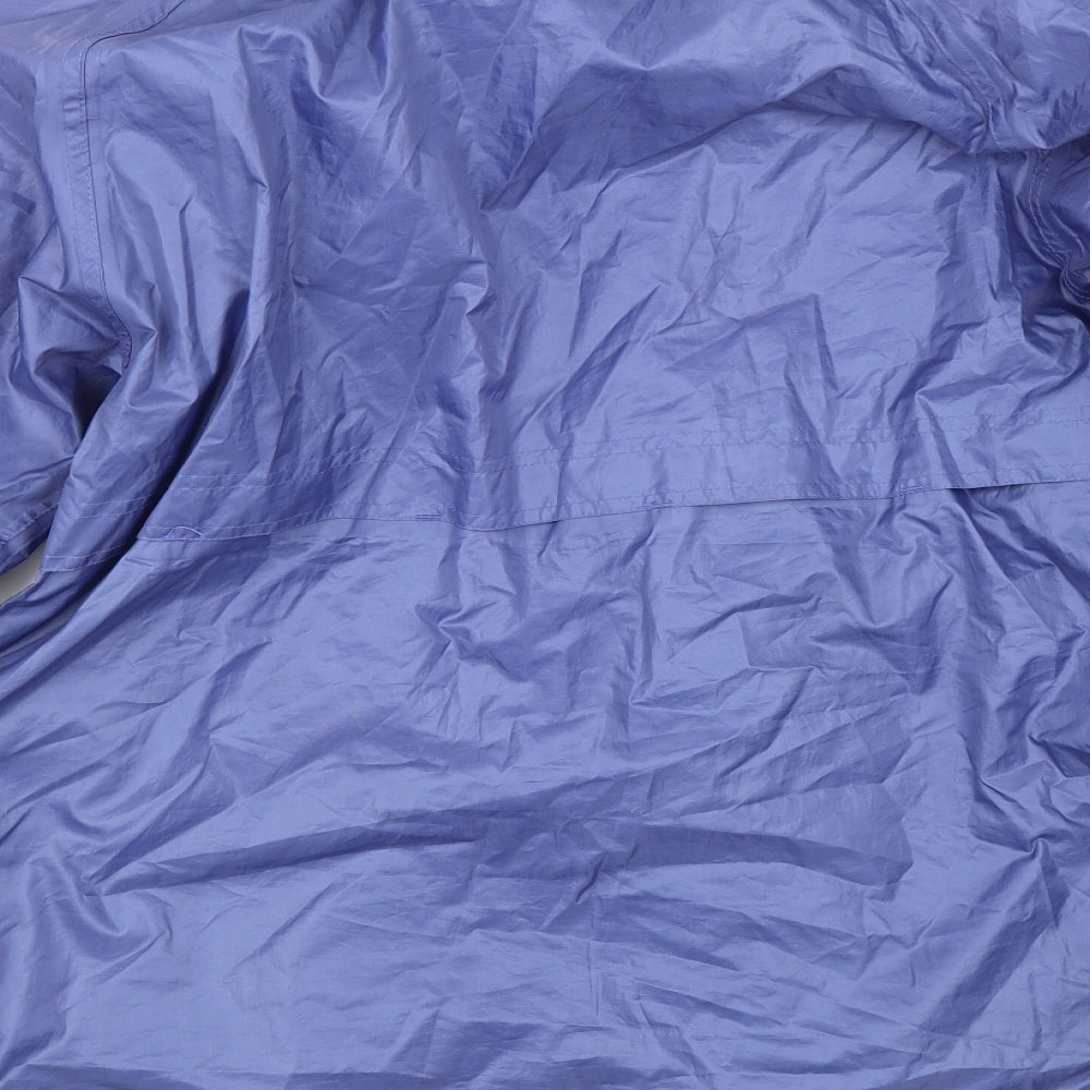 Rainbird Womens Blue Rain Coat Coat Size S