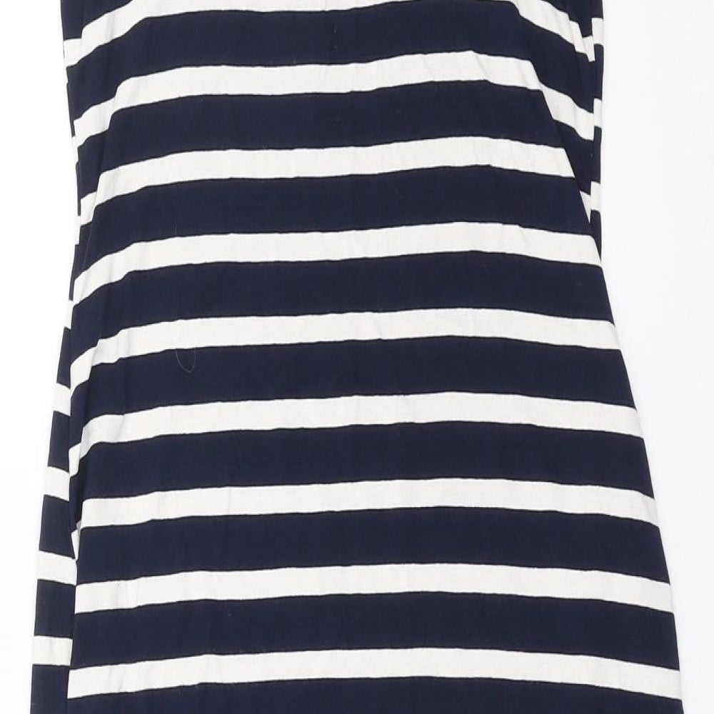 F&F Womens Blue Striped Mini Size 6