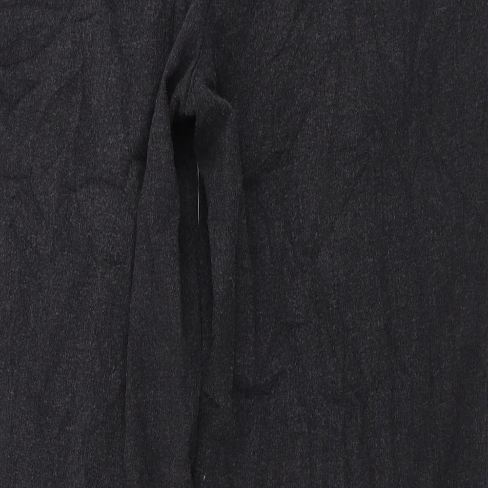 EWM Womens Grey Paisley Trousers Size 12 L28 in