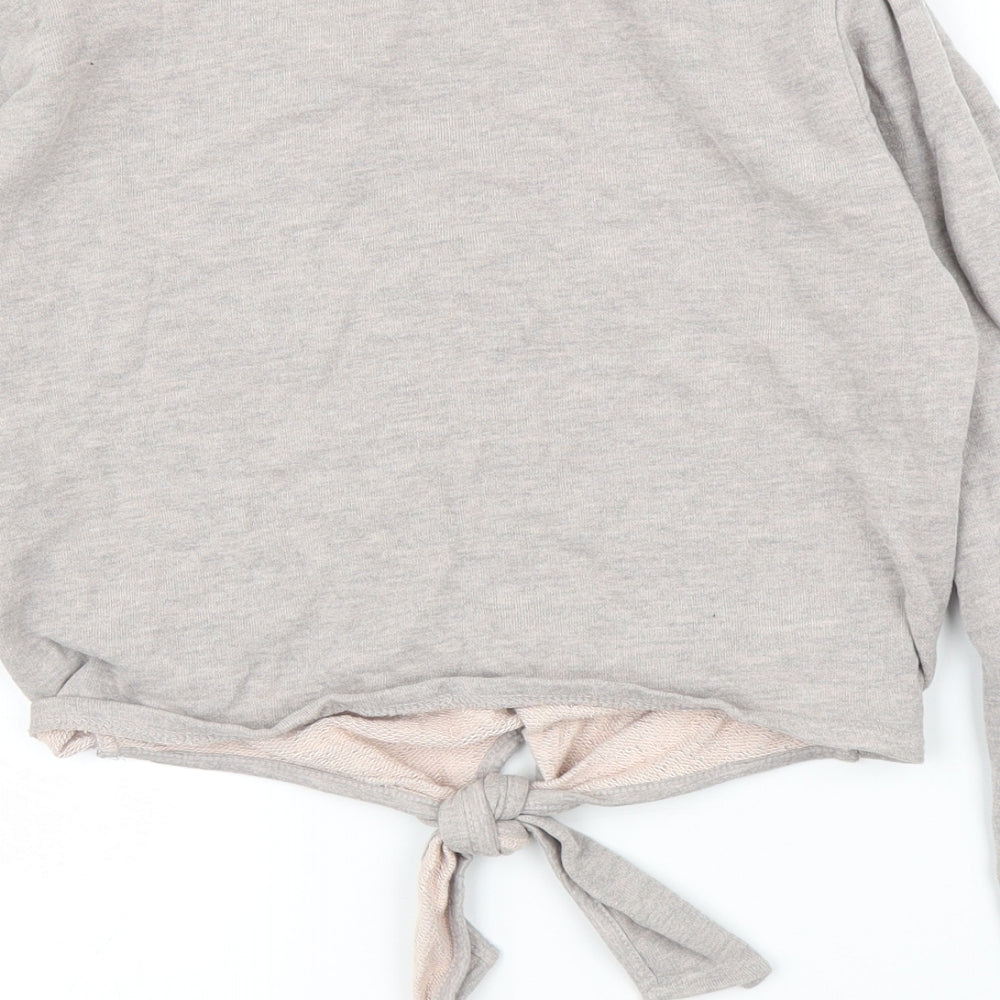 Miss Selfridge Womens Grey Pullover Jumper Size 8