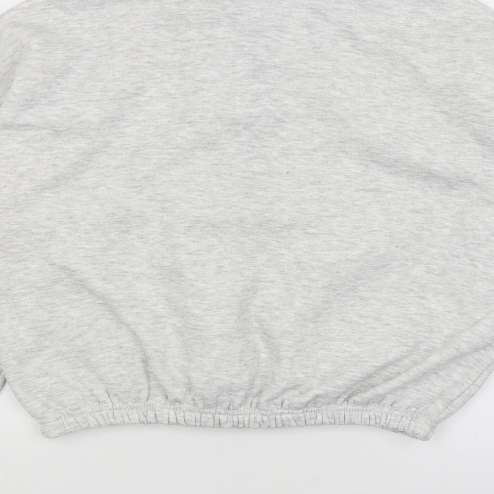 Boohoo Womens Grey Pullover Jumper Size M