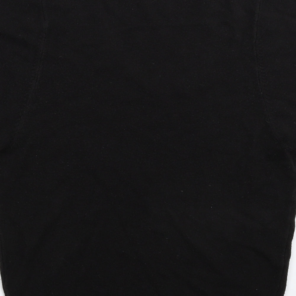 South Womens Black Knit Pullover Jumper Size 8