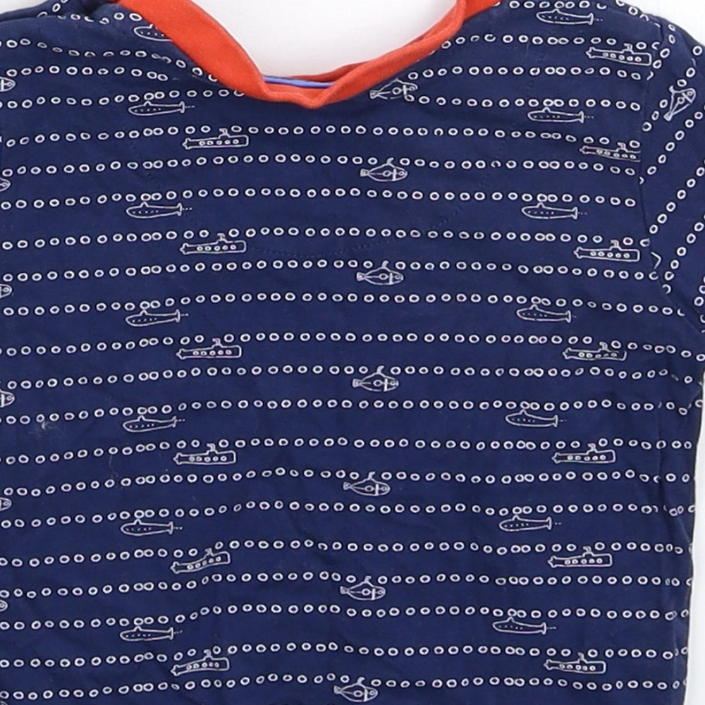 TU Baby Blue Spotted Basic T-Shirt Size 6-9 Months
