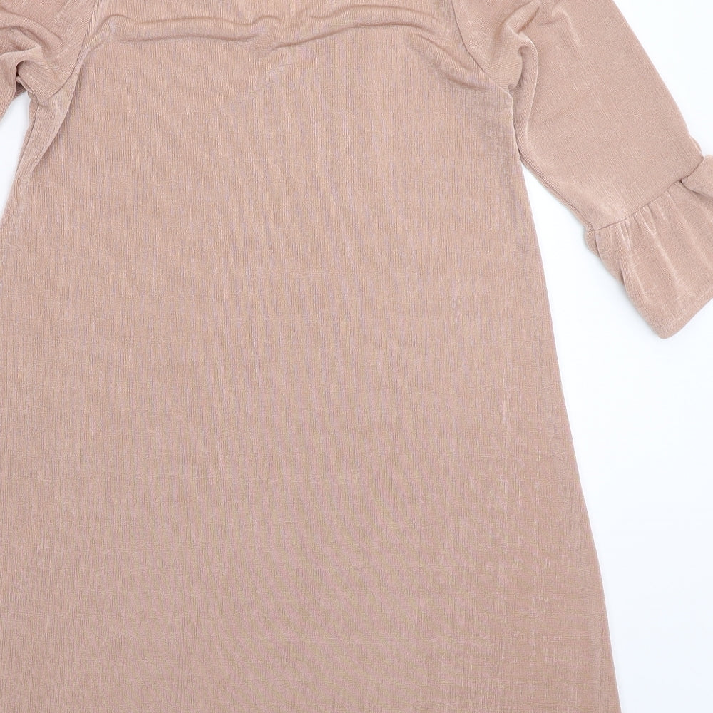 Voulez-Vous Womens Beige Mini Size S