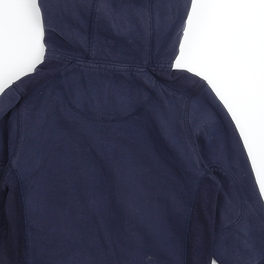 Next Boys Blue Full Zip Hoodie Size 6 Years