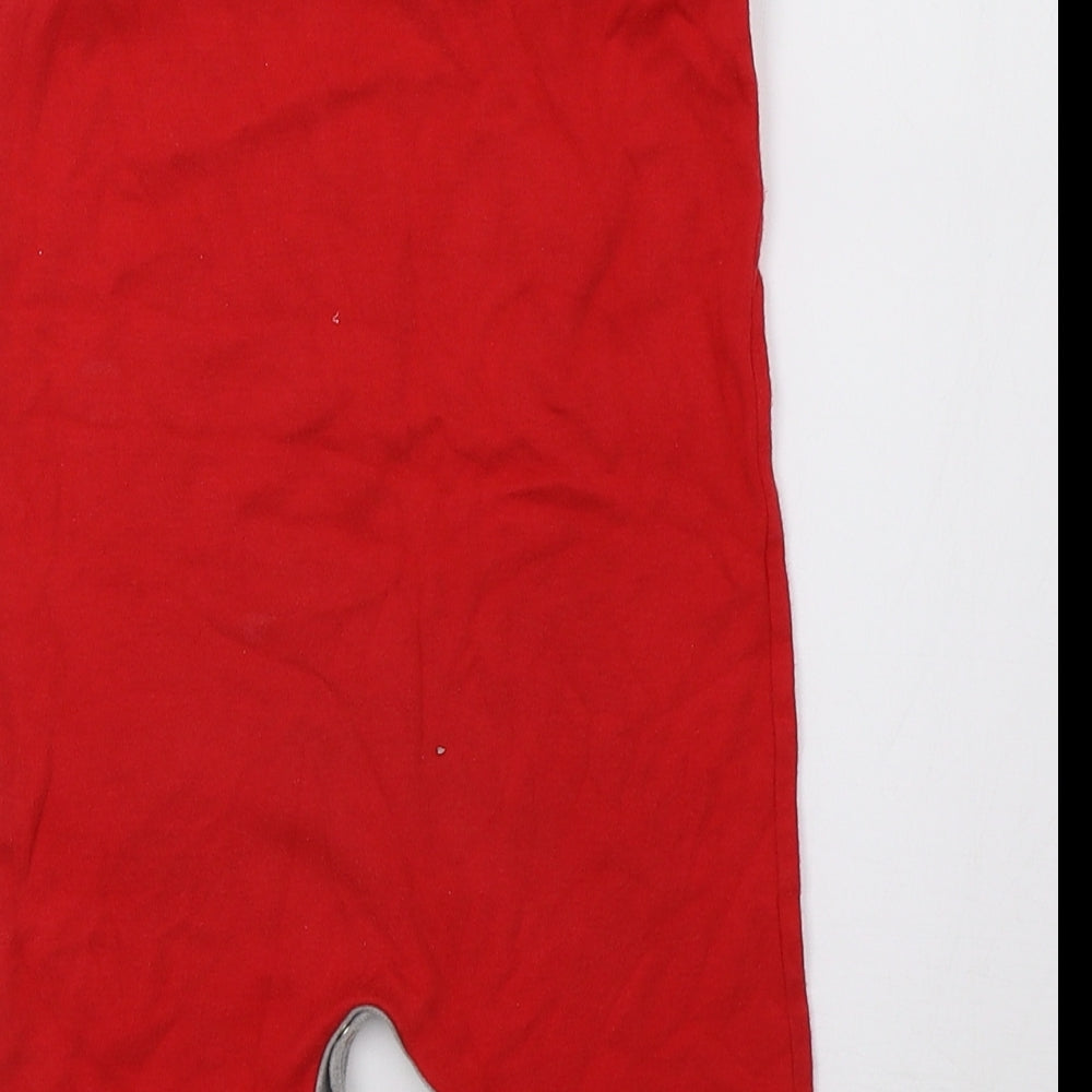 Preworn Boys Red Babygrow One-Piece Size 12-18 Months