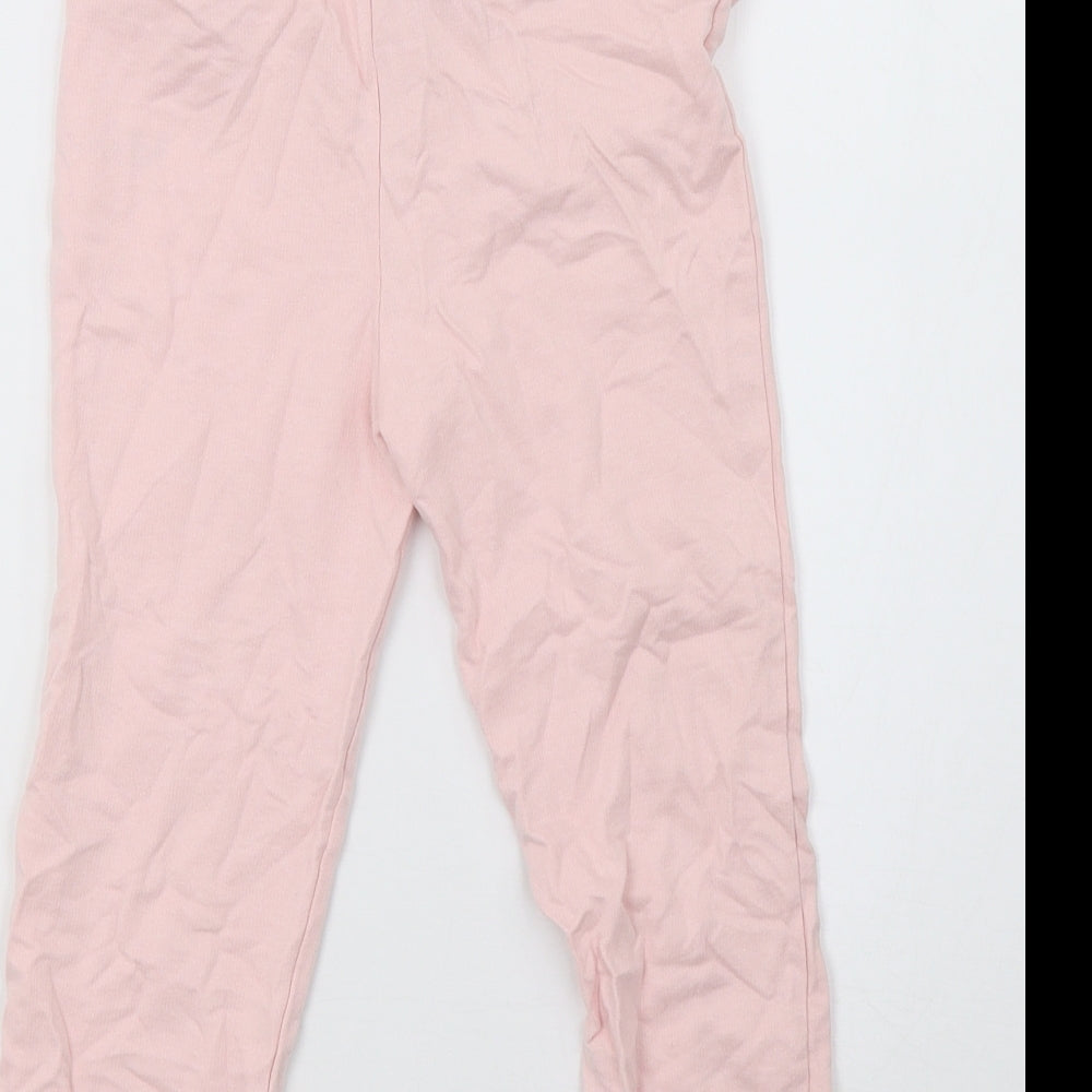 Matalan Girls Pink Pyjama Pants Size 3-4 Years