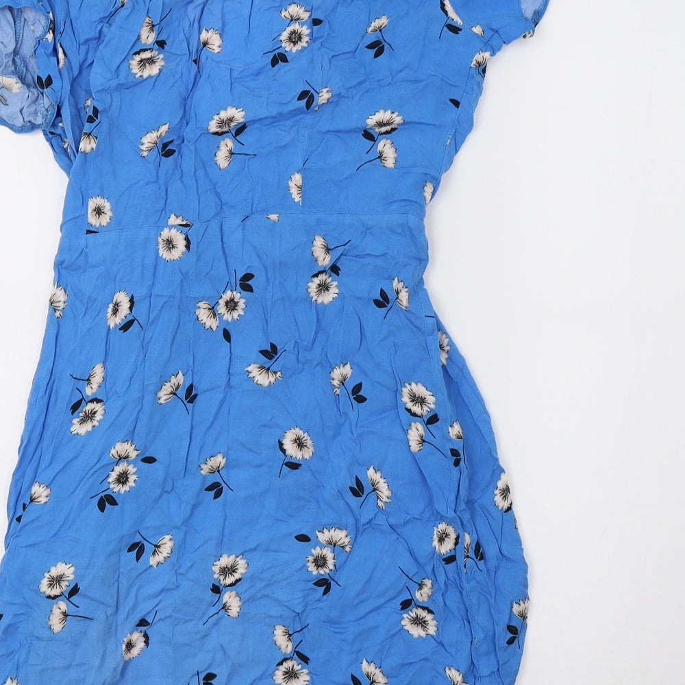 Primark Womens Blue Polka Dot Jacket Size 14 - beach wear