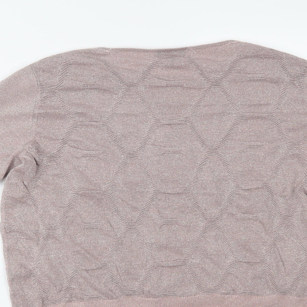 Topshop Womens Pink Pullover Jumper Size 16