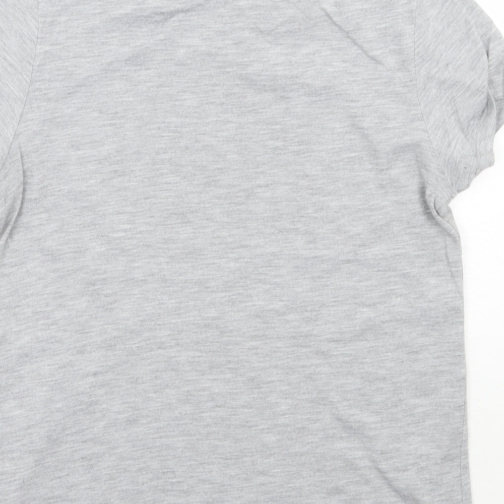 Whitney Womens Grey Basic T-Shirt Size 8