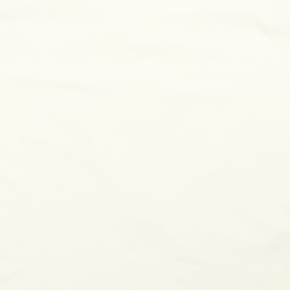 ELVI Womens Beige Basic T-Shirt Size XL