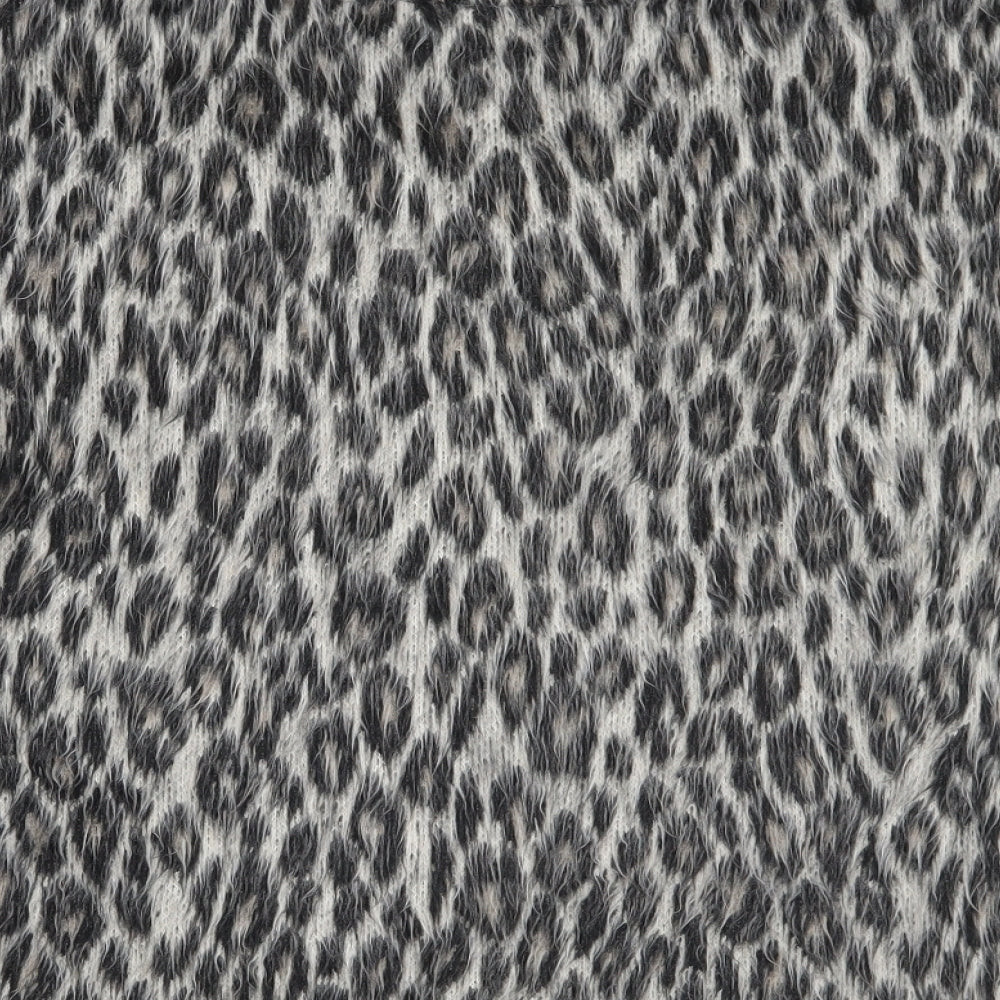New Look Womens Beige Animal Print Pullover Jumper Size L