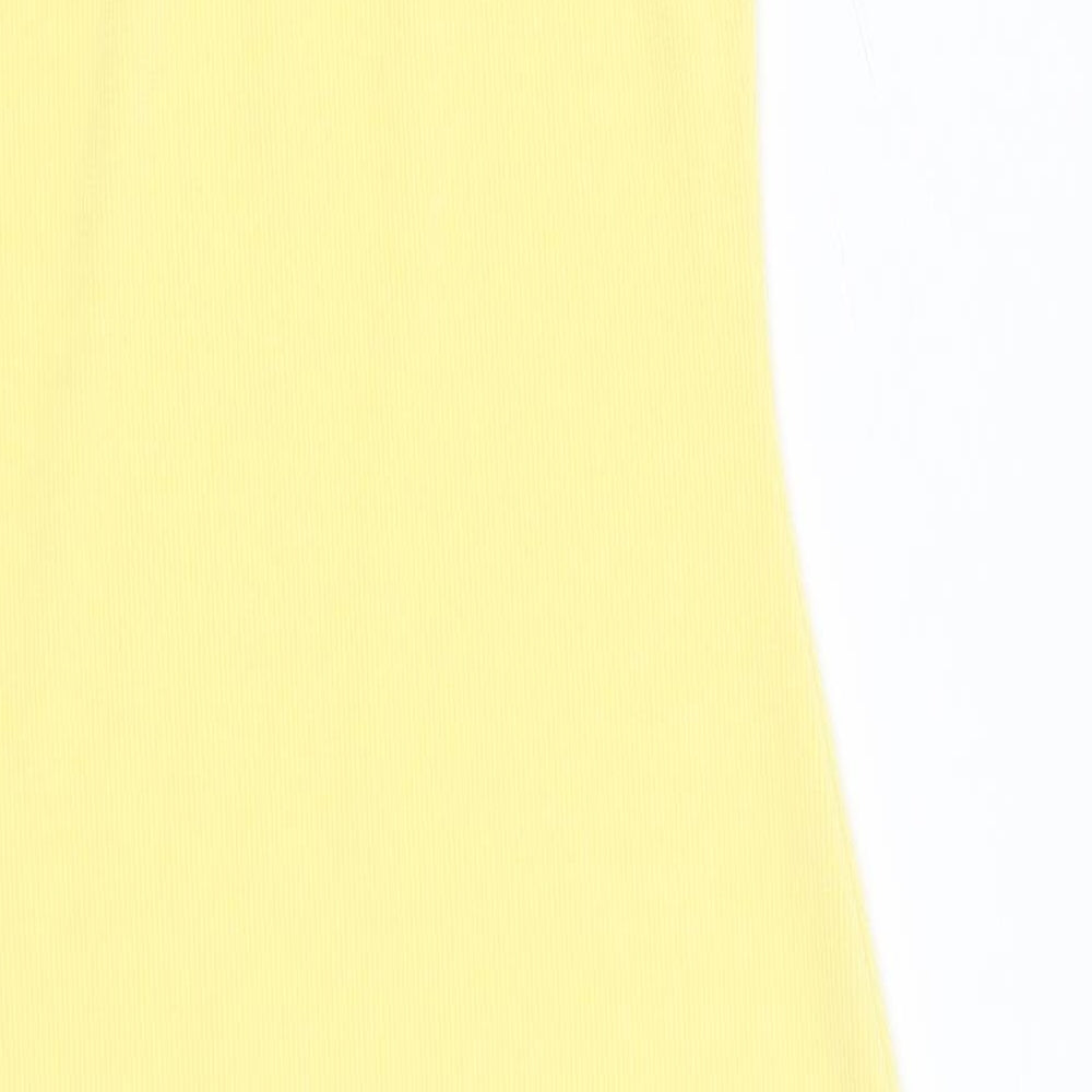In the Style Womens Yellow A-Line Size 8