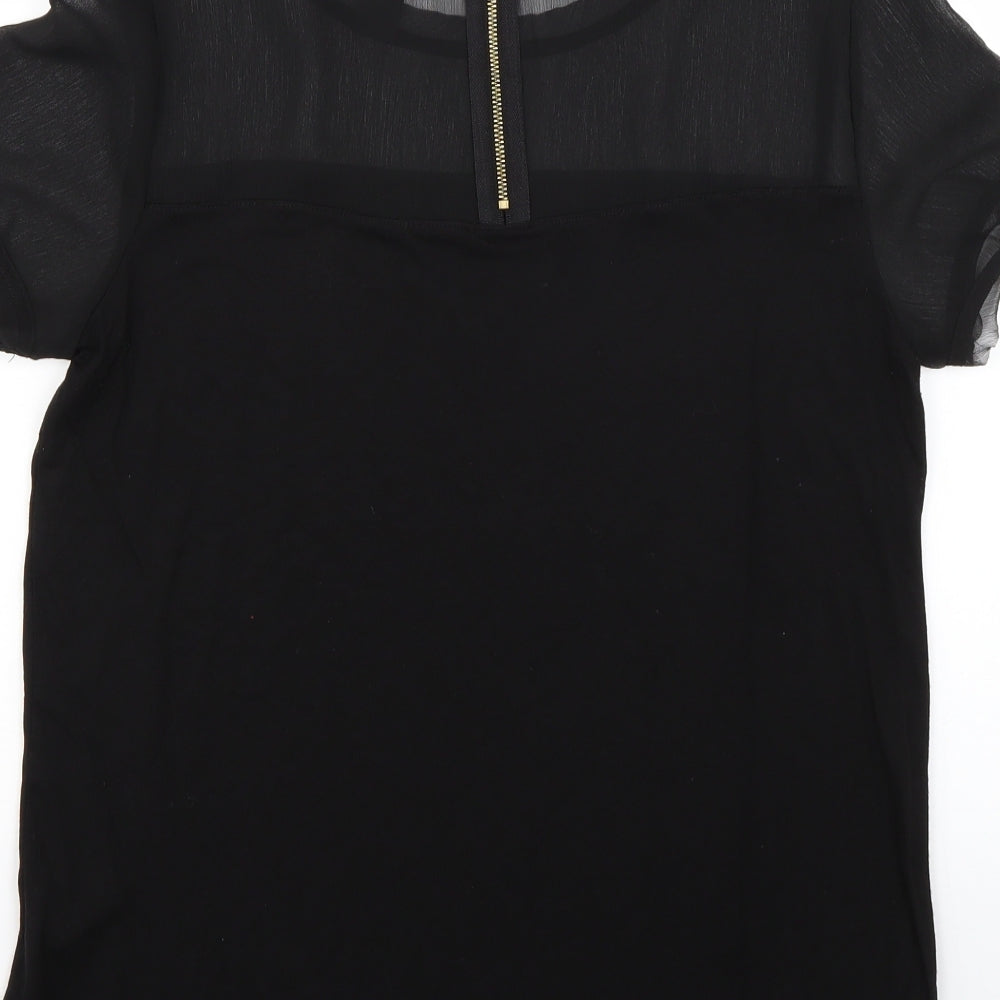 H&M Womens Black Basic Blouse Size M