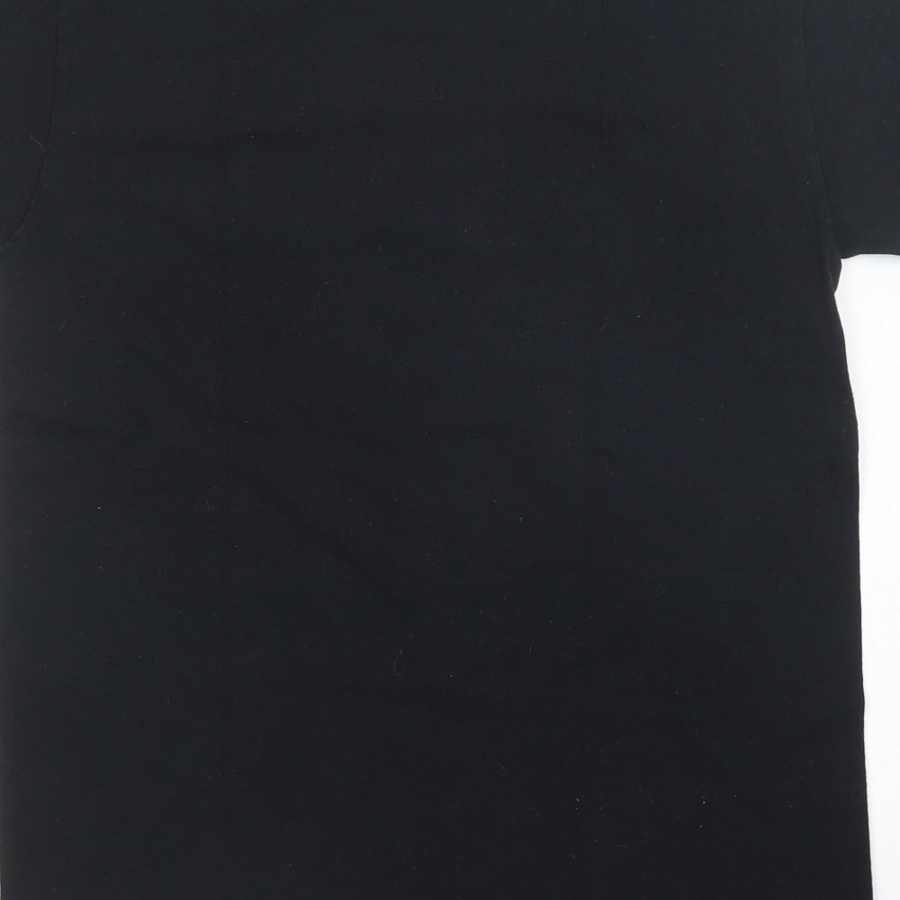 Topshop Womens Black Basic T-Shirt Size S