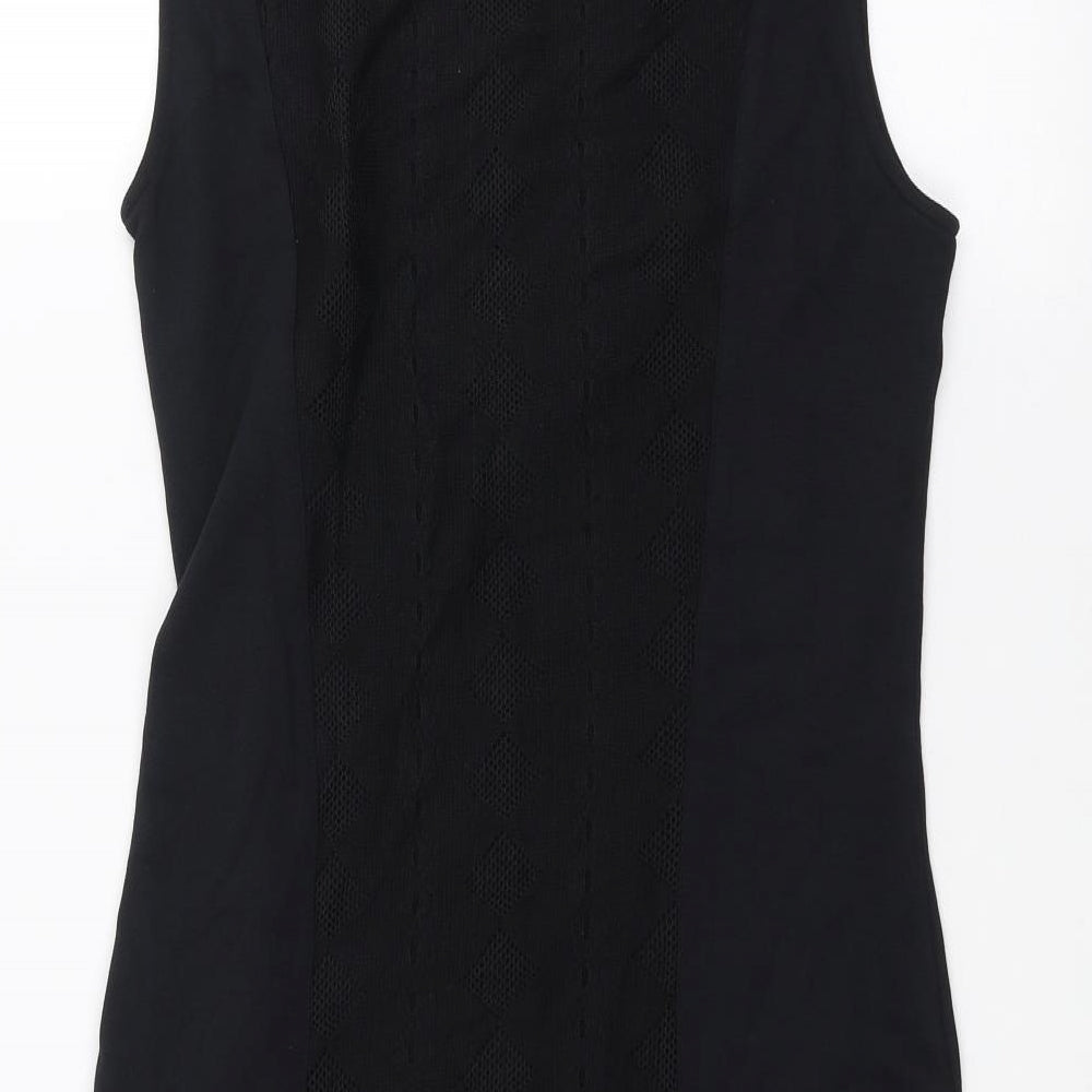 Cream Womens Black A-Line Size S