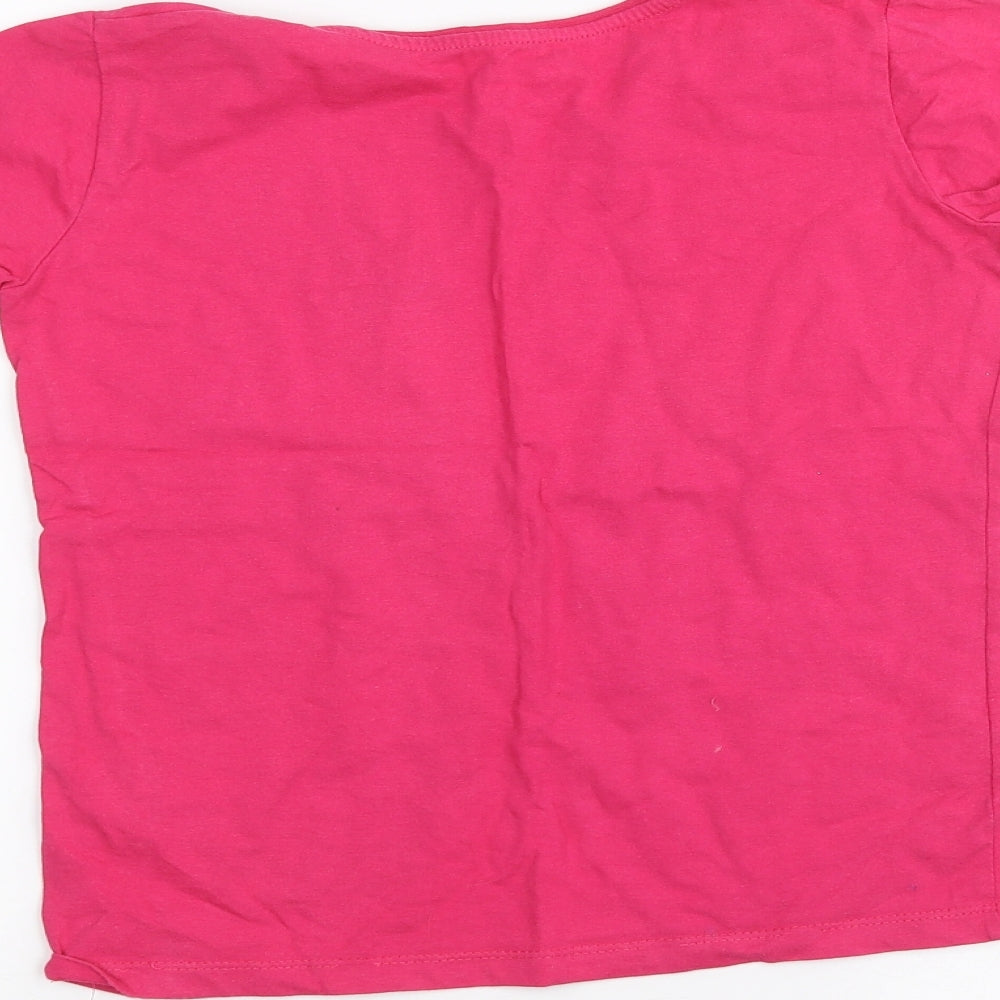 Primark Girls Pink Basic T-Shirt Size 10-11 Years