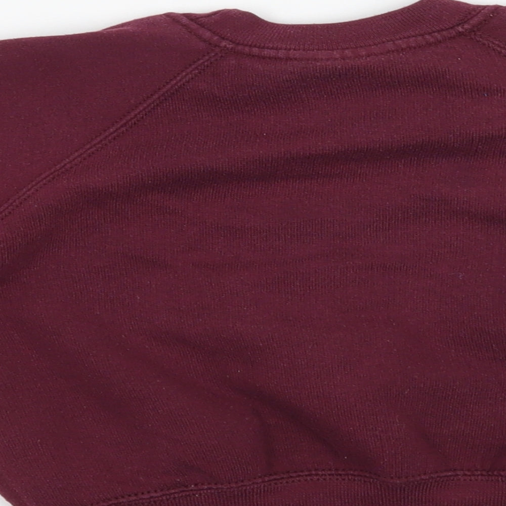 Russell Girls Purple Pullover Sweatshirt Size 3-4 Years