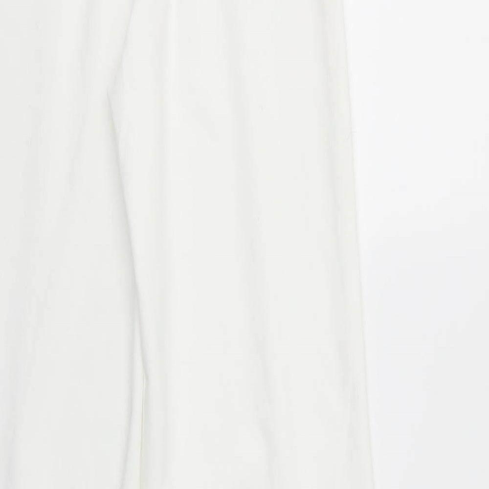 Kiki Riki Womens White Trousers Size M L34 in