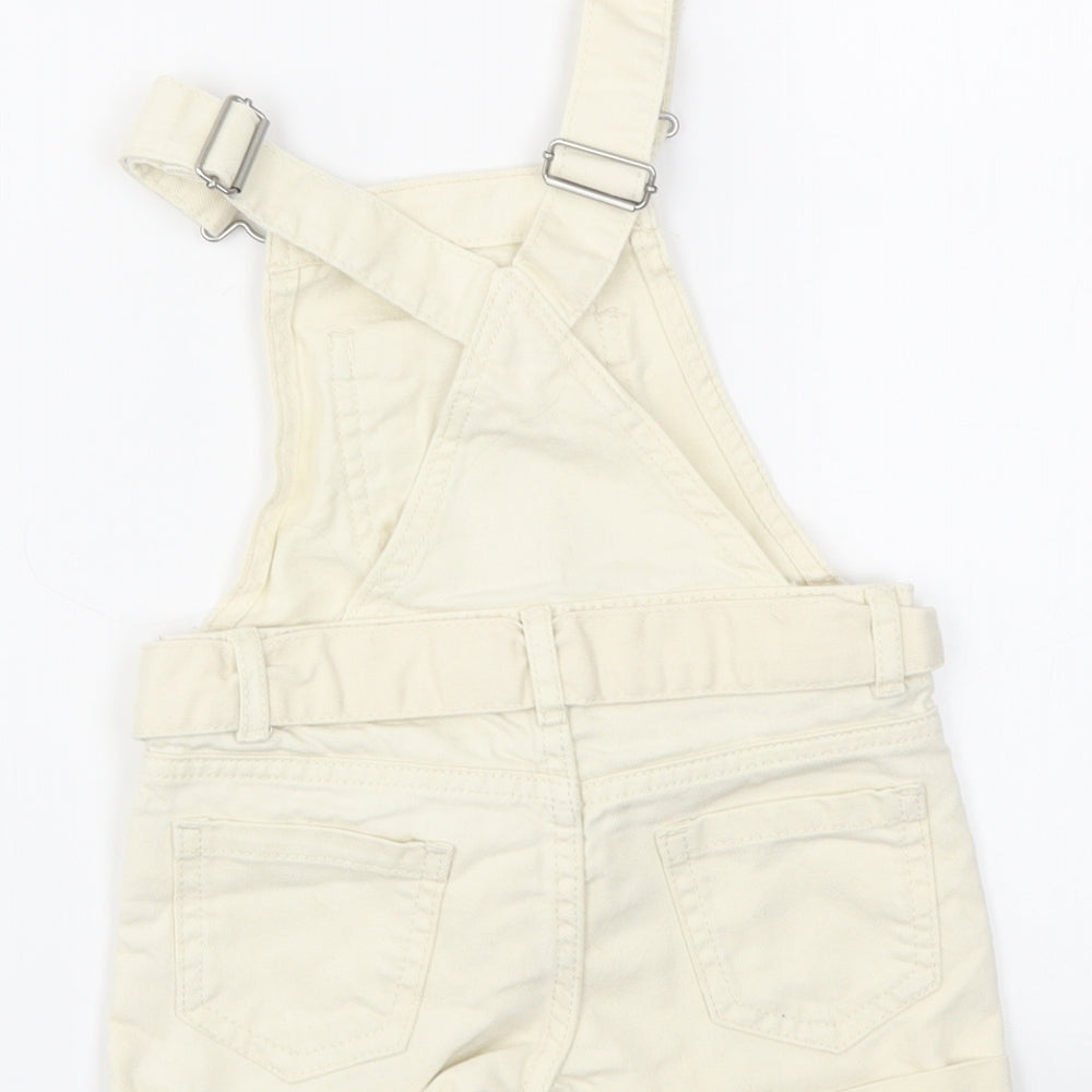 Primark Girls Ivory Playsuit One-Piece Size 2 Years