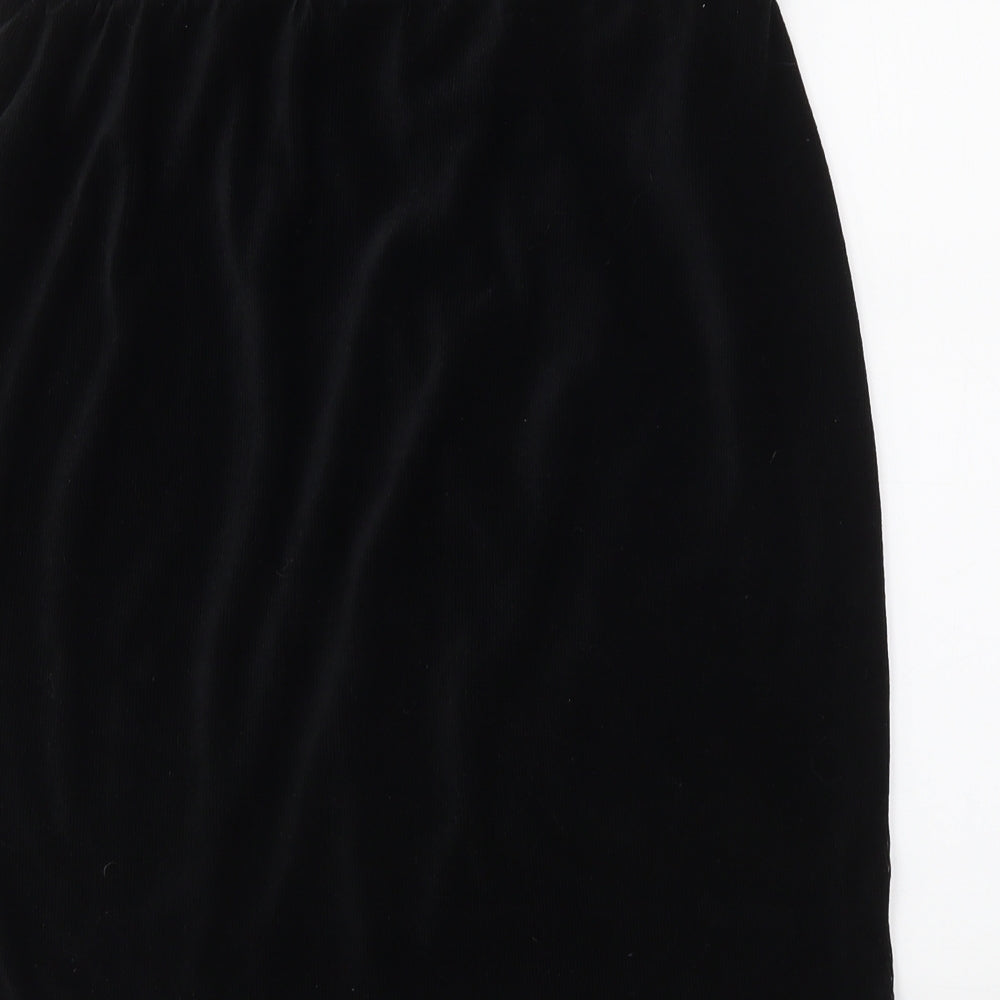 With Love Womens Black Straight & Pencil Skirt Size L