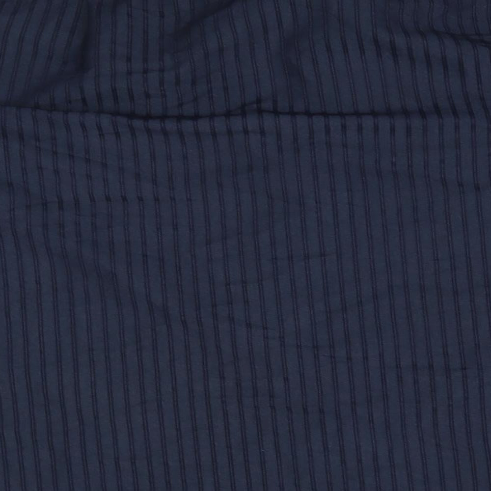 Greenwoods Mens Blue Button-Up Size XL