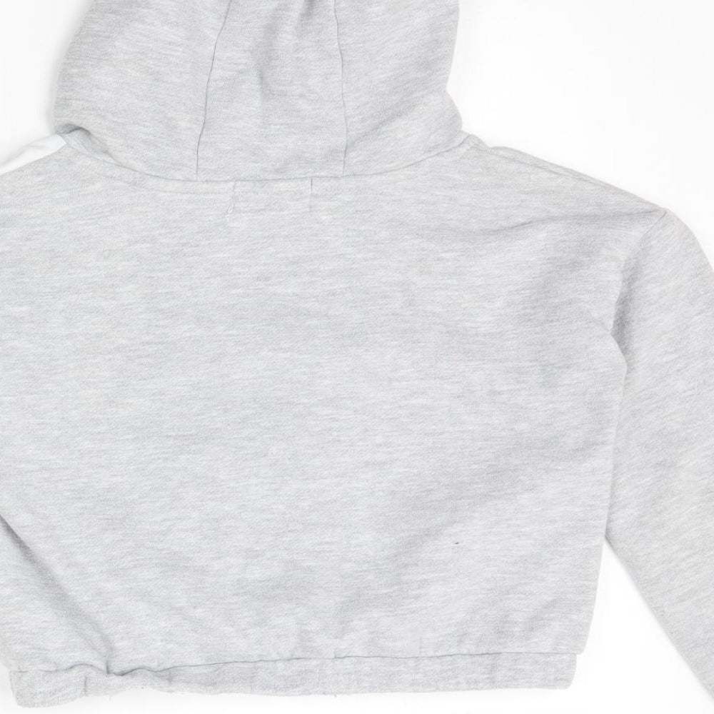 Primark Girls Grey Pullover Hoodie Size 7-8 Years - always be kind